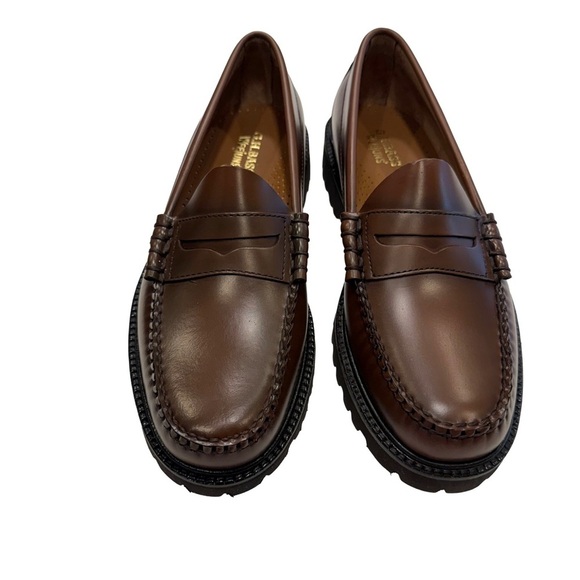 G H Bass Weejuns Men’s Larson Lug Sole Loafers Sz US 8.5 D BRAND NEW main image 5